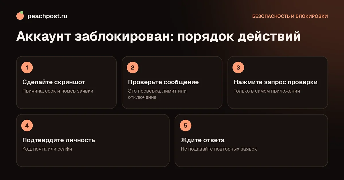 Что значит аккаунт заблокирован в Instagram: порядок действий по шагам