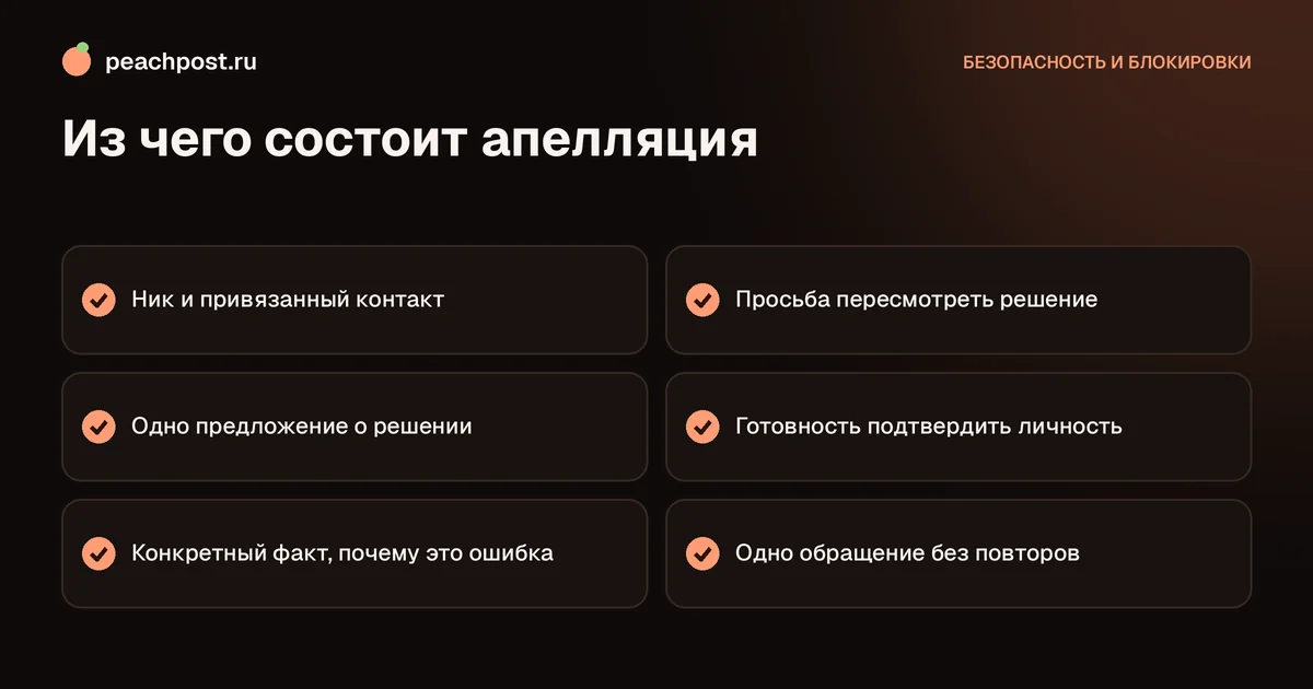 Как составить апелляцию при блокировке Instagram: чек-лист из шести пунктов