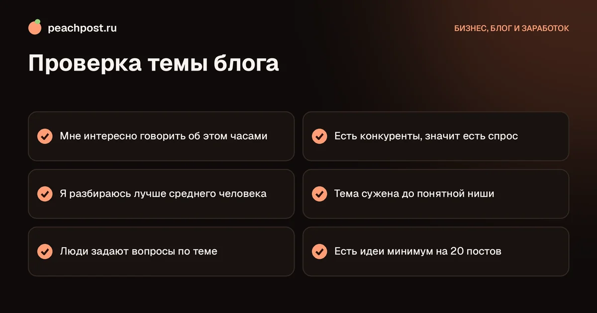 Как выбрать тему для блога в Instagram: чек-лист проверки направления