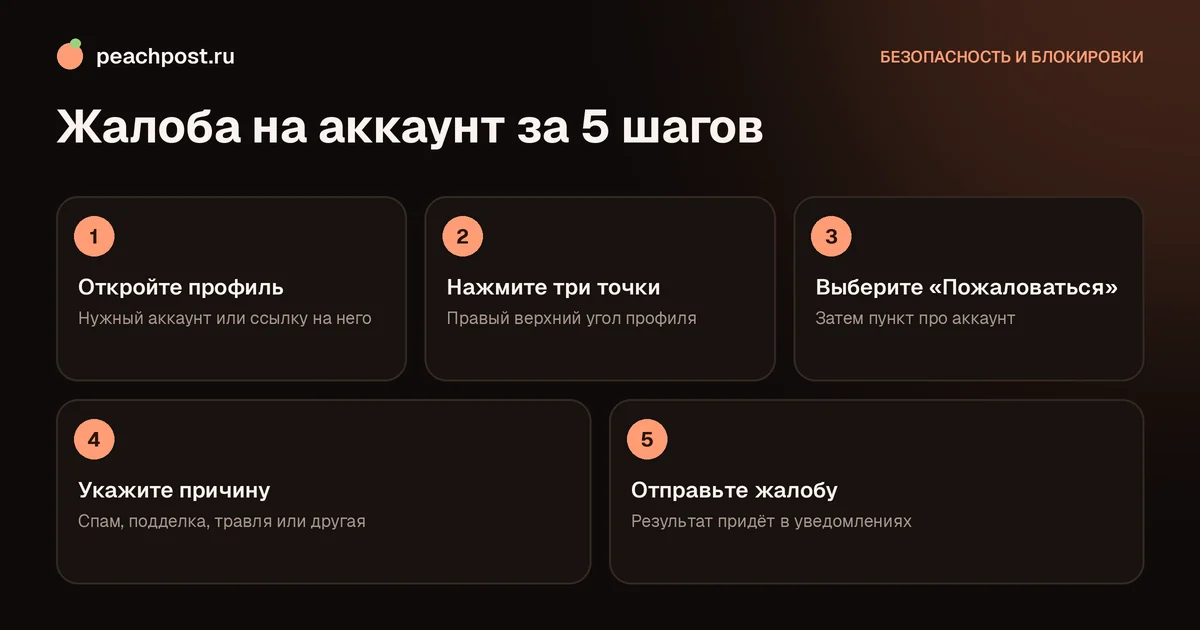 Как пожаловаться на аккаунт в Instagram: пошаговая схема подачи жалобы