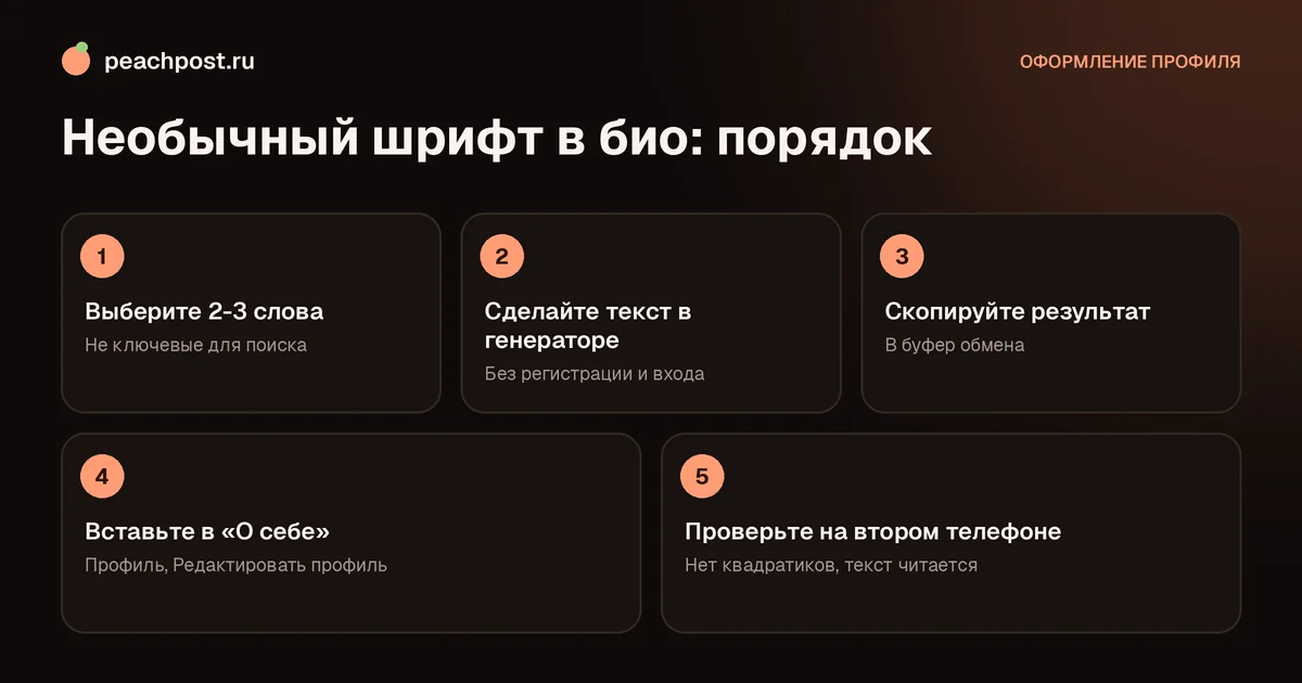 Как сделать красивый шрифт в Instagram: шаги вставки в описание профиля