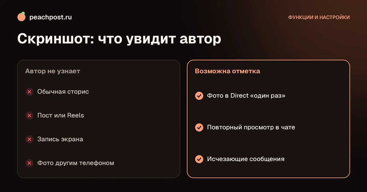 Скриншоты сторис в Instagram: в каких случаях автор узнает о снимке экрана